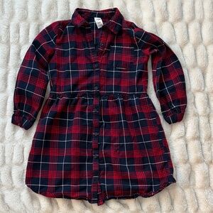 OshKosh B'gosh Red and Black Plaid Shirt